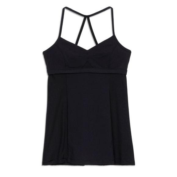 LULULEMON Bend and Flow Tank Top Black size 6  Gym Hot Yoga , pre-owned - Picture 1 of 5